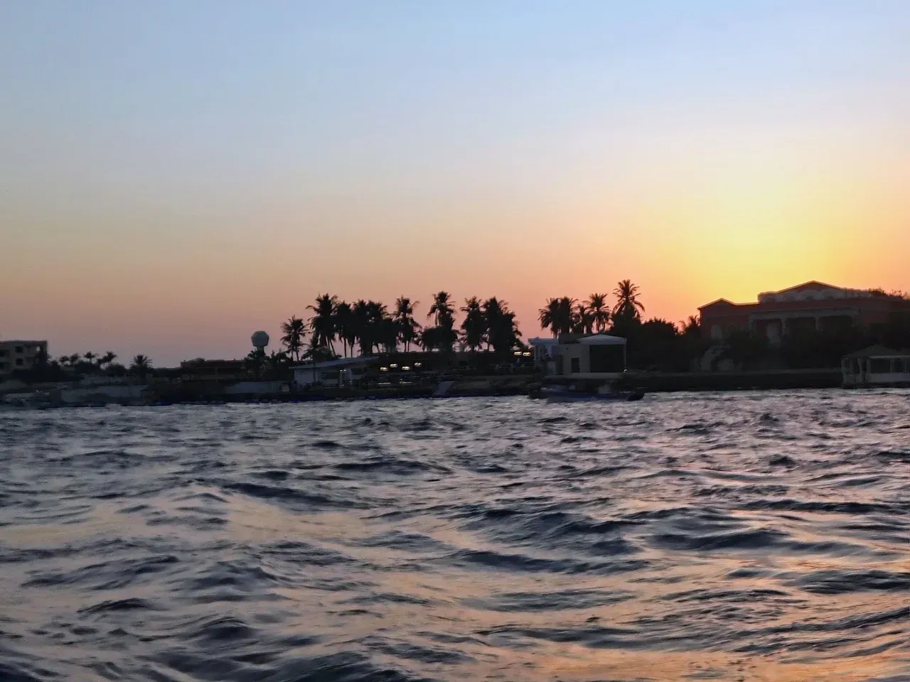 Sea at sunset